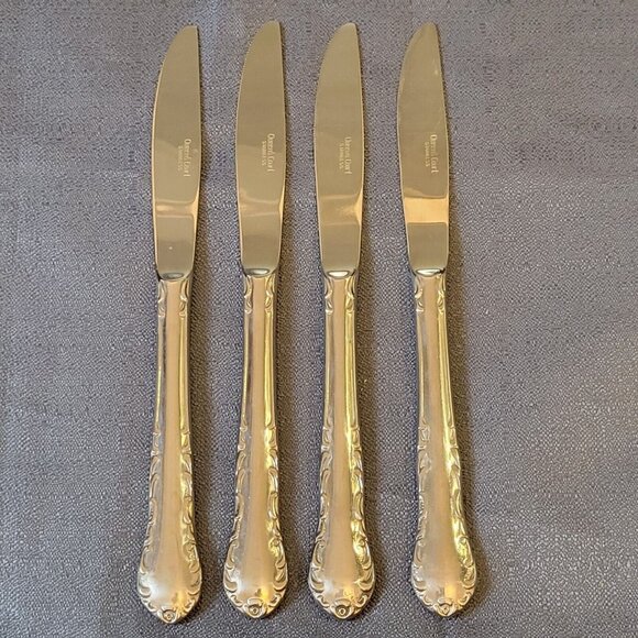 Queens Court Japan Knives set of 4 Stainless Flatware - Picture 1 of 3
